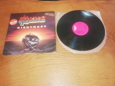 Saxon Nightmare 1983 Carrere Records CART 284 UK Pressung VG+/VG